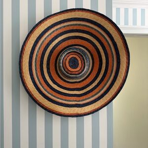 NWT Anthropologie Striped Beach Hat